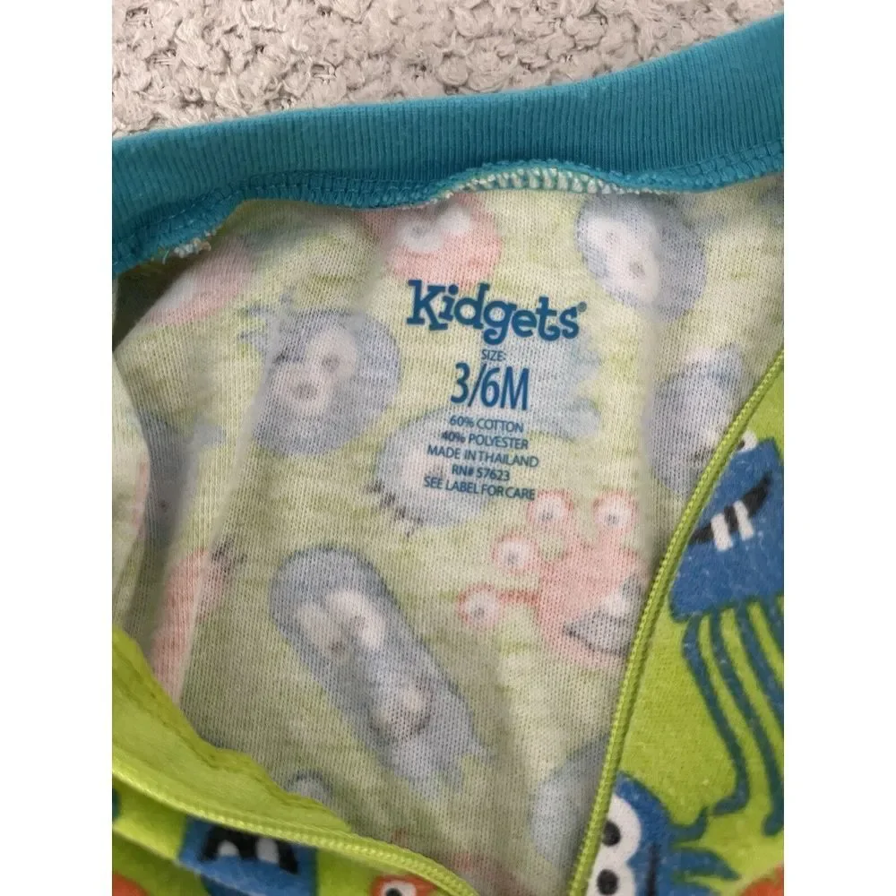 Kidgets Pajamas Size‎ 3 To 6 Months